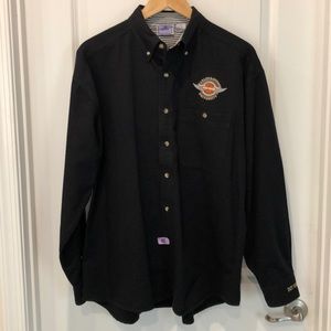 Harley-Davidson university long sleeve button down